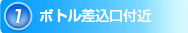1:ボトル差込口付近